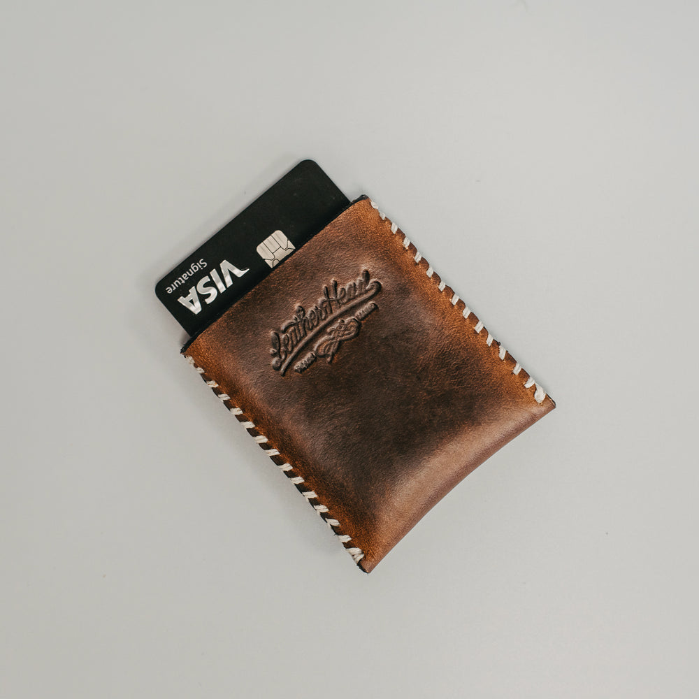 Leather Credit Card Sleeve – Leather Head Sports